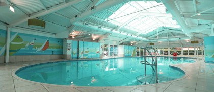 Indoor pool at Weymouth Bay