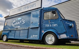 Cook's fish and chips van