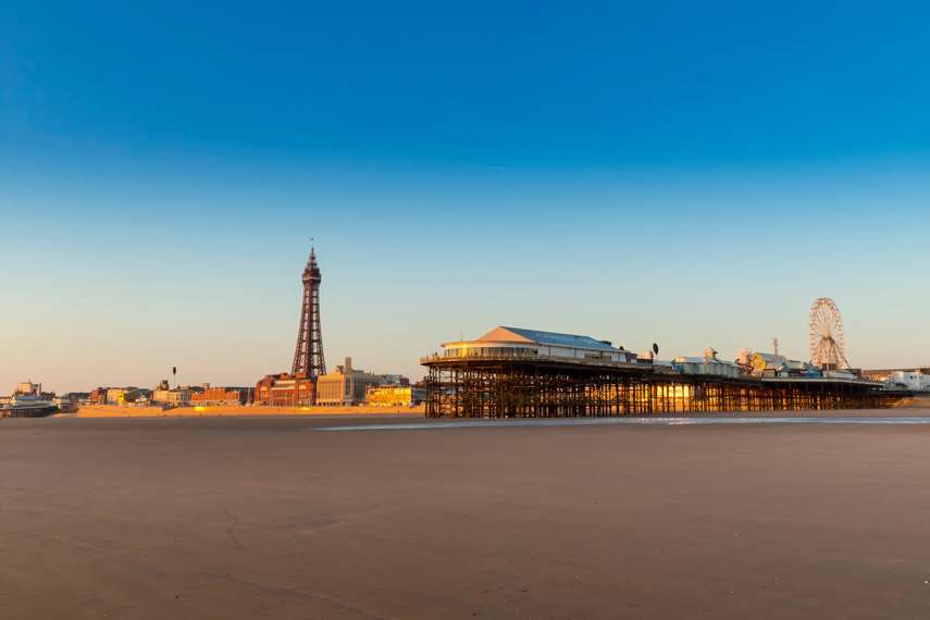 5. Blackpool Central Beach, Blackpool