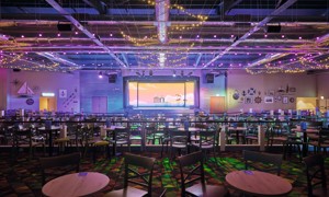 Prime view of the stage from inside the incredible Marina Bar & Stage entertainment venue