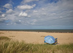 Miles of stunning golden beach at Caister-on-Sea