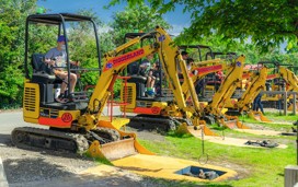 Get stuck in at Diggerland.