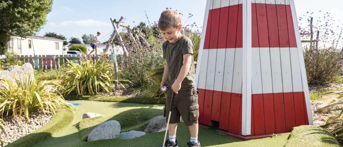 Play crazy golf at The Bunker 