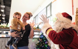 Book Santa's Grotto to meet the man himself!