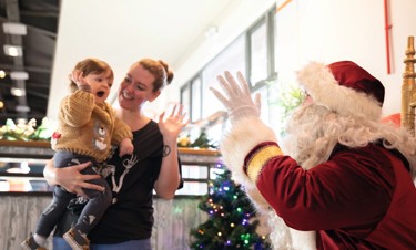 Book Santa's Grotto to meet the man himself!