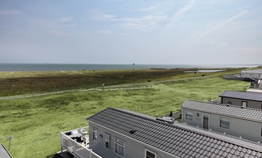 Representation of the view in a Signature Gold caravan at Cleethorpes Beach
