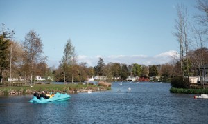 An image of one of the lakes at Haggerston Castle