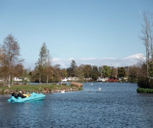 An image of one of the lakes at Haggerston Castle