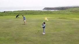 18-hole golf at Magdalene Fields next door to Berwick
