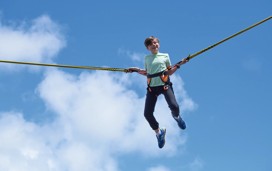 Bungee trampoline at Greenacres