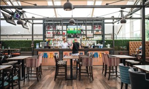 Historic Tower bar at Haggerston Castle