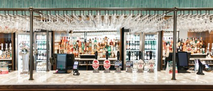 View of the pub at J D Wetherspoon at Cleethorpes Beach