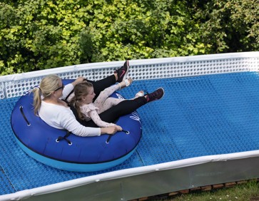 Tube slides at Devon Cliffs