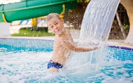 Fun in swimming pool