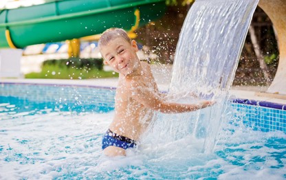 Fun in swimming pool