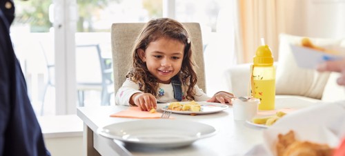 Fish and chips with the family