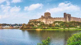 Pembrokeshire Castle in South Wales