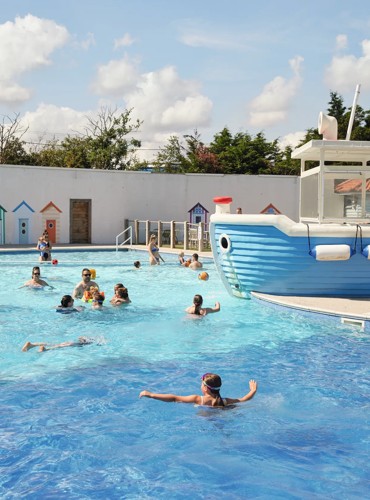 Outdoor pool at Orchards