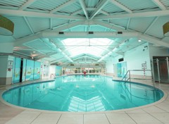 Indoor pool at Weymouth Bay
