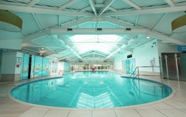 Indoor pool at Weymouth Bay