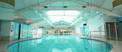 Indoor pool at Weymouth Bay