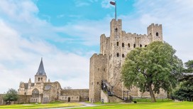 The stunning Rochester Castle