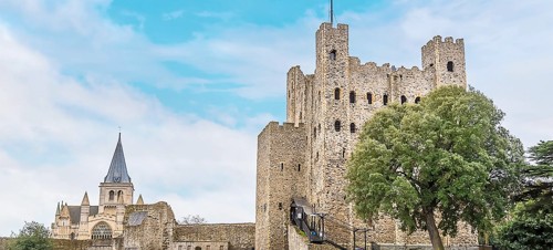 The stunning Rochester Castle