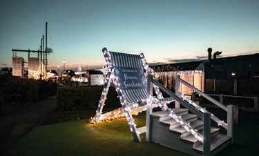 Twinkly lights galore for Festive breaks at Seashore, Norfolk.