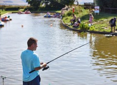 Fishing pond at Blue Dolphin