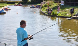Fishing pond at Blue Dolphin