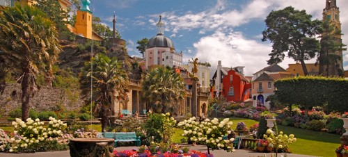 Portmeirion and Borth-y-Gest