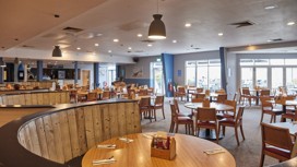 Inside the Mash and Barrel bar and restaurant