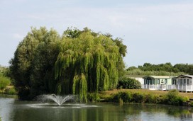 Freshwater fishing lakes at Cleethorpes Beach