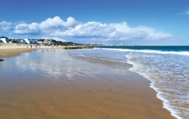 Close to Sandbanks beach at Rockley Park