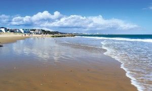 Close to Sandbanks beach at Rockley Park