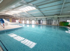 The indoor pool at Doniford Bay