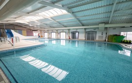 The indoor pool at Doniford Bay