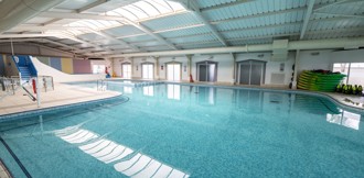 The indoor pool at Doniford Bay