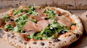 A stunning stone baked pizza