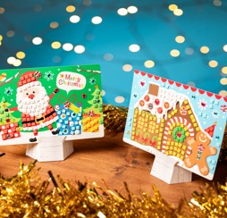 Create a mosaic masterpiece from a choice of designs.