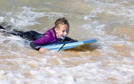 Beach surf at Riviere Sands