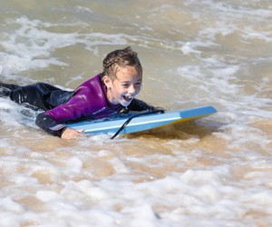 Beach surf at Riviere Sands