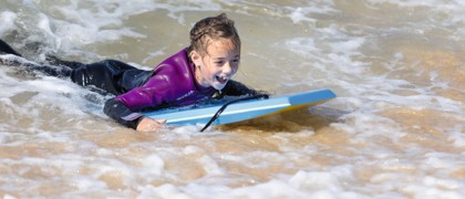Beach surf at Riviere Sands