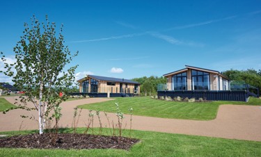 Representation of a lounge in an Emerald Lodge