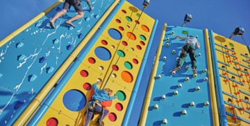 Climbing Wall at Kent Coast