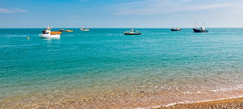 The beautiful coastline at Selsey, Sussex