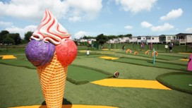 Crazy golf at Blue Dolphin