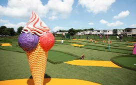 Crazy golf at Blue Dolphin