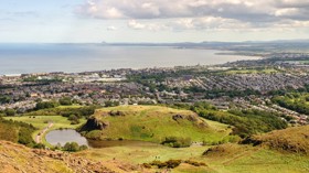 Aerial view of Musselburgh
