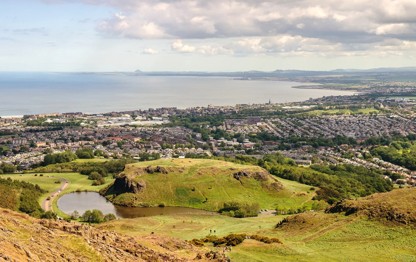 Aerial view of Musselburgh